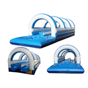 inflatable water pool slide